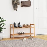 vidaXL Stalak za cipele 69 x 27 x 41 cm od masivnog drva oraha Cijene