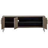 WOOOD Sivorjava TV omarica iz masivnega bora 154x56x44 cm Gunnar – | Shoptok.si