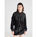 Guess Bluza 'Sandra' srebrno-siva / črna | Shoptok.si