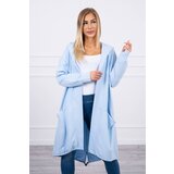 Kesi Hooded cap oversize cyan | shoptok.hr