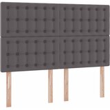  Krevet s od storage s madracem Siva 140 x 200 cm Lažna koža | shoptok.hr