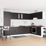  Kuhinjski ormarić s pohranom Kalmar Crna 80 x 46 x 81,5 cm | shoptok.hr