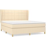  s oprugama i madracem krem 160x200 cm od tkanine | shoptok.hr