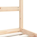  Otroški posteljni okvir 70x140 cm trdna borovina, (20916872) | Shoptok.si