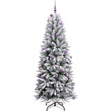  Umjetno božićno drvce Bijela 240 cm PVC, plastika, čelik i PE | shoptok.hr