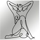WALLXPERT zidna dekoracija Geometric Nude Woman | ePonuda.com