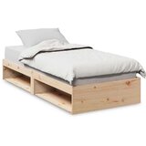 vidaXL Dnevni krevet bez madraca 100x200 cm puno drvo bor | shoptok.hr