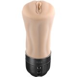 Zero Tolerance Tight Lipped - usisno-vibrirajuća umjetna vagina (prirodna) | shoptok.hr