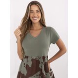 Italy Moda Dress-DHJ-SK-253701.80-khaki | Shoptok.si