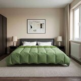 Puni pokrivač za cijelu godinu Zelena 200 x 220 cm Mikrovlakna - Zelena 200 x 220 cm | shoptok.hr