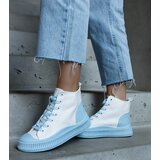 Gemre White and blue platform sneakers Terri | shoptok.hr