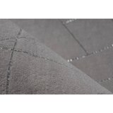 Kayoom RAVNO TKANA PREPROGA Bijou 125 Taupe / Silber 120/170 cm srebrne barve, rjavosiva | Shoptok.si