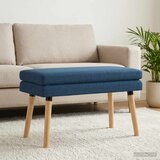  Klupa s dvostrukim slojem Plava 80 x 40 x 47 cm Tkanina | shoptok.hr
