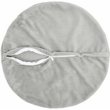  Presvlaka za jastuk 6 pcs HEERLEN Svjetlosiva Ø 30 cm Flanel | shoptok.hr