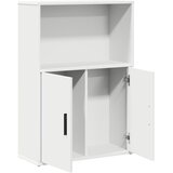 Polica za knjige bijela 60x24x85 cm izrađeno drvo | shoptok.hr