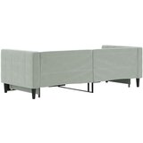  Dnevni krevet na razvlačenje svjetlosivi 80 x 200 cm baršunasti | shoptok.hr