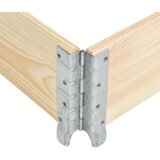  Visoka greda 50x100 cm trdna borovina, (20618686) | Shoptok.si