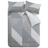 Catherine Lansfield Siva posteljina za bračni krevet/za produženi krevet 230x220 cm Larsson Geo – | shoptok.hr