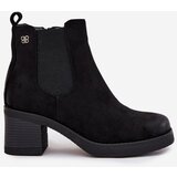 Boto Women's ankle boots on heel lined black Zelia | shoptok.hr