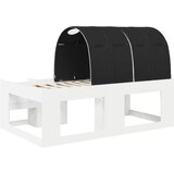  Krevet s tunelom 3 pcs Bijela i crna Konstruirano drvo | Shoptok.si