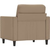  Fotelja boja cappuccina 60 cm od umjetne kože | shoptok.hr