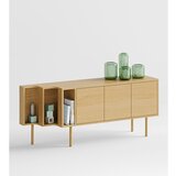 Woodman Komoda v hrastovem dekorju v naravni barvi 189x65x44 cm Shift – | Shoptok.si