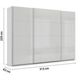 Modern Living Omara Z Drsnimi Vrati Feldkirch, Svetlo Siva Slike
