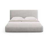 Cosmopolitan Design Svijetlo sivi tapecirani bračni krevet s prostorom za odlaganje s podnicom 180x200 cm Colonel – | shoptok.hr