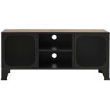 TV ormarić rustični smeđi 105 x 36 x 47 cm od metala i MDF-a | Eponuda.com
