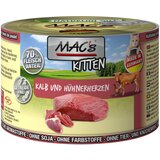 MAC's Varčno pakiranje MAC´s Cat 12 x 200 g - Kitten teletina & piščančja srca Cene