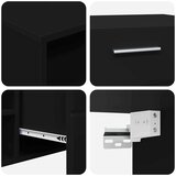 vidaXL TV ormar s ladicama Crna 150 x 39 x 30 cm Konstruirano drvo | shoptok.hr