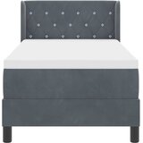  s opruga kutije Tamno siva 200 x 80 cm Baršun | Eponuda.com