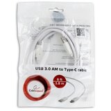 Gembird CCP-USB3-AMCM-6-W usb 3.0 am to type-c cable (am/cm), 1.8 m, white kabal | Eponuda.com