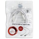 Gembird USB 3.0 kabal AM to Type-C AM/CM, 1,8m, BLACK, CCP-USB3-AMCM-6 Slike
