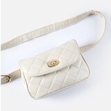 Gemre Beige quilted pouch Mattoon | ePonuda.com