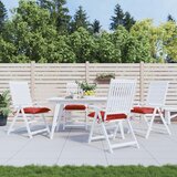  Jastuci za stolice 4 kom crveni 40 x 40 x 7 cm tkanina Oxford | shoptok.hr
