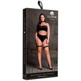 Le Désir Plus Size - 3-delni komplet spodnjega perila - črna (XL-4XL) | Shoptok.si