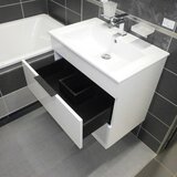 Jika H4536021763001 Cube 65 x 44 cm umivalnik z omarico | Shoptok.si