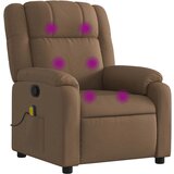 Maison Chic masažni naslanjač - Relax naslanjač rjavo blago, (22134811) | Shoptok.si