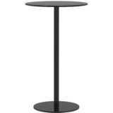  Vrtni stol okrugli crni Ø 60 x 105 cm čelični | shoptok.hr
