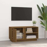 TV omarica medeno rjava 80x35x40,5 cm trdna borovina, (20733997) | Shoptok.si