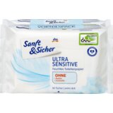 Sanft&Sicher ULTRA SENSITIVE vlažni toalet papir, 2x50kom 100 kom u