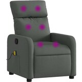 vidaXL Masažna fotelja, tamno siva tkanina | shoptok.hr
