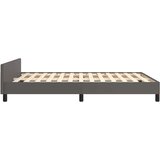  Okvir kreveta s uzglavljem bez madraca sivi 140x200 cm | shoptok.hr