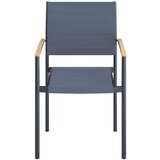 Ambia Garden vrtna garnitura teakholz aluminij, nerjaveče jeklo temno siva temno siva | Shoptok.si