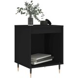 vidaXL Nočna omarica črna 40x35x50 cm inženirski les | Shoptok.si