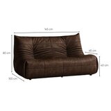 Atelier Del Sofa Dvosjed Bocek, Smeđa | Eponuda.ba