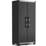 Keter Omara s policami Garage XL črna in srebrna 188 cm Cene