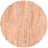 vidaXL Gornji dio stola Svjetlosmeđa Ø 40 x 4 cm Čvrsto drvo hrasta | shoptok.hr