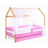 Made in Poland krevet kućica sa fiokom i dušekom 160x80 domek-roze bukva cene